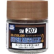 Gunze SM207 10 Ml. Super Rich Gold Iı, Mr.color Metallic Colors Serisi Model Boyası