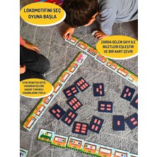 Doerkids Renkli Pencereler Express Tren Matematik Kutu Oyunu | 3-7 Yaş