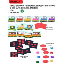 Doerkids Renkli Pencereler Express Tren Matematik Kutu Oyunu | 3-7 Yaş