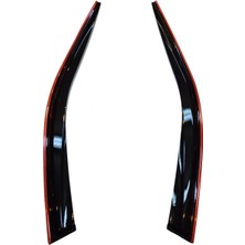 Balp Toyota Proace City Kırmızı Kromlu Cam Rüzgarlığı 2019 ve Sonrası 2li