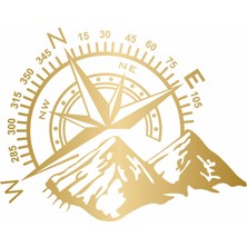 Sticker Usta Pusula Kamp Sticker Off Road 4x4 Araba Oto Karavan Sticker Q13