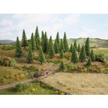 Noch 26827 Model Ladin Ağaçları, 10 Adet, 16-19 Cm. Diorama Malzemesi