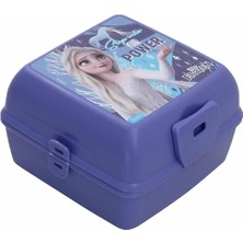 Frozen 4 Bölmeli Plastik Beslenme Kutusu Mor (OTTO-42550)