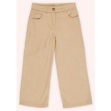 Panço Kız Çocuk Düğmeli Pantolon