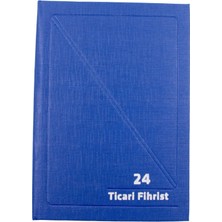 Gürmat 16 x 23 cm 24'lü Ticari Fihrist