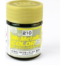 Gunze GX210 18 Ml. Metallic Blue Gold, Mr.color Serisi Model Boyası