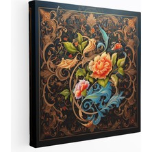 Şanlı Osmanlı Hat Sanatı - Nefis Bir Sanat Formunu Kutlayan Büyüleyici Kanvas Tablo, 30X30
