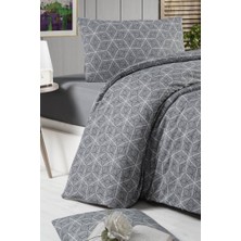 Mulberry Paros Tek Kişilik Lastikli Çarşaf Nevresim Takımı