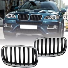Gkl Bmw X5 E70 X6 E71 Ön Panjur Krom/siyah 2012-2014 51137305589/590