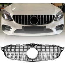 Gkl C Serisi W205 Gtr Ön Panjur Krom/siyah Kameralı 2018 Sonrası