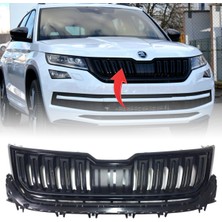 Gkl Skoda Kodiaq Ön Panjur Sensörlü Parlak Siyah 2017-2023