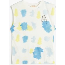 Koton Atlet Batik Desenli Sörf Baskı Detaylı