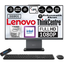 Lenovo Thinkcentre Neo 27 50A Gen5 Intel Core I7 13620H 64GB Ddr5 4tb SSD Freedos Intel® UHD Graphics 27" Dokunmatık Fhd All In One Bilgisayar 12SA0013TRF15 + Zetta Flash Bellek