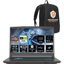 Msı Thin A15 Amd Ryzen 5 7535HS 16GB 2tb SSD RTX4050/6GB 15.6" Fhd 144Hz W11H Taşınabilir Bilgisayar B7VE-076XTR & Per4 Çanta B7VE076XTRP349