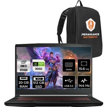 Msı Thin GF63 Intel Core I5 12450H 20GB 512GB SSD RTX3050/4GB 15.6" Fhd 144Hz Fdos Taşınabilir Bilgisayar 12UC-877XTR & Per4 Çanta 12UC877XTRP317