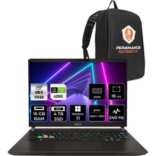 Msı Vector 16 Intel Core I9-14900HX 16GB 4tb SSD RTX4080/12GB 16" Qhd+ 240Hz W11H Taşınabilir Bilgisayar A14VHG-497XTR & Per4 Çanta A14VHG497XTRP350