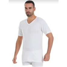 Yıldız 126 Erkek Modal Süper Ince V Yaka Kısa Kol Atlet Tekli