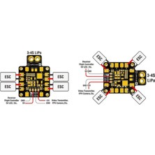 Digital Target 3-4s Güç Hub 30.5 x 30.5 mm Güç Dağıtım Panosu PDB-XT60 Için Bec ile 5V/12V