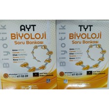 Biyotik Yayınları ATY Biyoloji Soru Bankası - TYT Biyoloji Soru Bankası 2'li Set