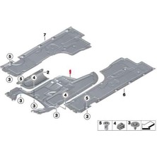 Gkl Bmw F10+LCİ F07+LCİ F01+LCİ Şanzıman Alt Muhafaza Orta Ix Dx 4x4