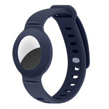 Sneezy Apple Airtag Yüksek Kaliteli Anahtarlık ve Bileklik Kılıfı 360 Tam Koruma Silikon Kordon