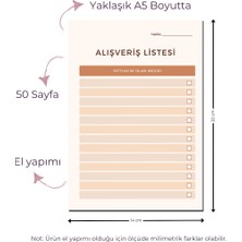 Chi-Chi Papers Masaüstü Planlayıcı Alışveriş Listesi Eva