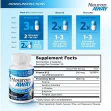 Dietary Supplement Neurop Away Nerve Support Formula 60 Kapsül