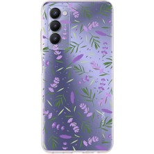 Printify Tecno Camon 18P ile Uyumlu 1mm Slim Fit Water Color 3 Baskılı Şeffaf Kılıf