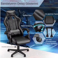 Reidan  Kırmızı Desen Profesyonel Oyuncu Koltuğu Gaming Kol Ayarlı Yönetici Ofis Koltuğu Sandalyesi