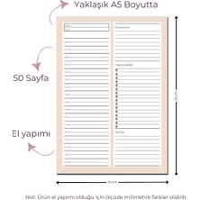 Chi-Chi Papers Günlük Masaüstü Planlayıcı - Krem