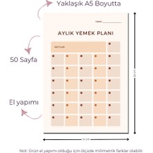 Chi-Chi Papers Masaüstü Planlayıcı Aylık Yemek Listesi Eva