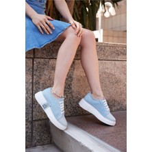 Follini Kadın Deri Sneaker Gri