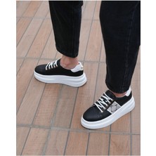 Follini Kadın Hakiki Deri Aksesuar Detaylı Sneaker