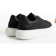Follini Kadın Hakiki Deri Sneaker Siyah