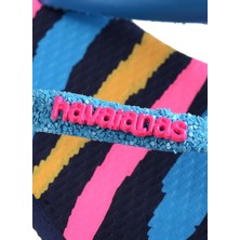 Havaianas Mavi - Çok Renkli Kadın Plaj Terliği Kıds Slım Glıtter Trendy