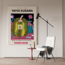 Pegziz Sanatsal Kanvas Tablo Duvar Dekorasyonu Yayoi Kusama Salon Dekorasyonu Duvar Tablosu