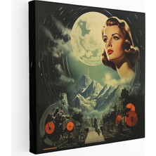 Painted Anarchy Eski Hollywood Film Makarası Kanvas Tablo, 30X30 cm