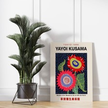 Pegziz Modern Sanatsal Tablo Yayoi Kusama Duvar Dekorasyonu Kanvas Tablo Salon Duvar Dekorasyon
