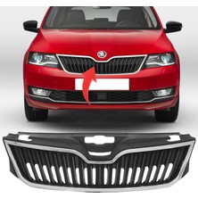 Gkl Skoda Rapid Ön Panjur Kromlu 2013-2023 5JA853651 9b9