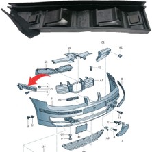 Gkl Seat Leon-Toledo Ön Tampon Braketi Sağ 1M0807050B/1M0807184A