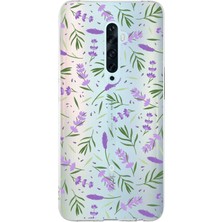 Printify Oppo Reno 2z ile Uyumlu 1mm Slim Fit Water Color 3 Baskılı Şeffaf Kılıf
