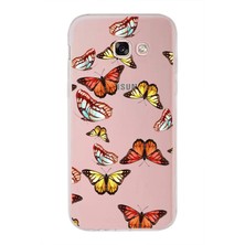 Printify Samsung Galaxy A5 2017 ile Uyumlu 1mm Slim Fit Water Color 2 Baskılı Şeffaf Kılıf