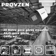 Provzen Hikvision 14 Kamera Fullhd Güvenlik Kamerası Set 1tb HDD