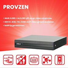 Provzen Dahua 4 Kameralı Fullcolor Ses Kayıtlı Güvenlik Kamerası