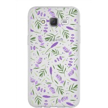 Printify Samsung Galaxy J5 ile Uyumlu 1mm Slim Fit Water Color 3 Baskılı Şeffaf Kılıf