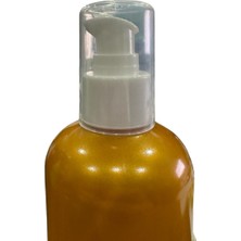 Koçak Ambalaj 250 ml Gold Renk Sıvı Losyon Başlıklı Lüks Şişe