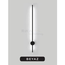 Rika Lighting Alüminyum Modern Dekoratif LED Duvar Aplik Beyaz Işık 70CM Beyaz Modern