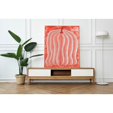 Pegziz Duvar Dekorasyonu Sanatsal Kanvas Tablo Yayoi Kusama Cafe Dekorasyonu