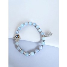 Mga Doğaltaş Ay Taşı Bileklik Doğal Taş Bileklik