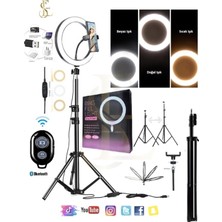 En Siga Sabitleyiciler (Tripod) Ring Light Youtuber Makyaj LED Kare Işık 8inç Kuaför,make Up 15CM Tripod Ay